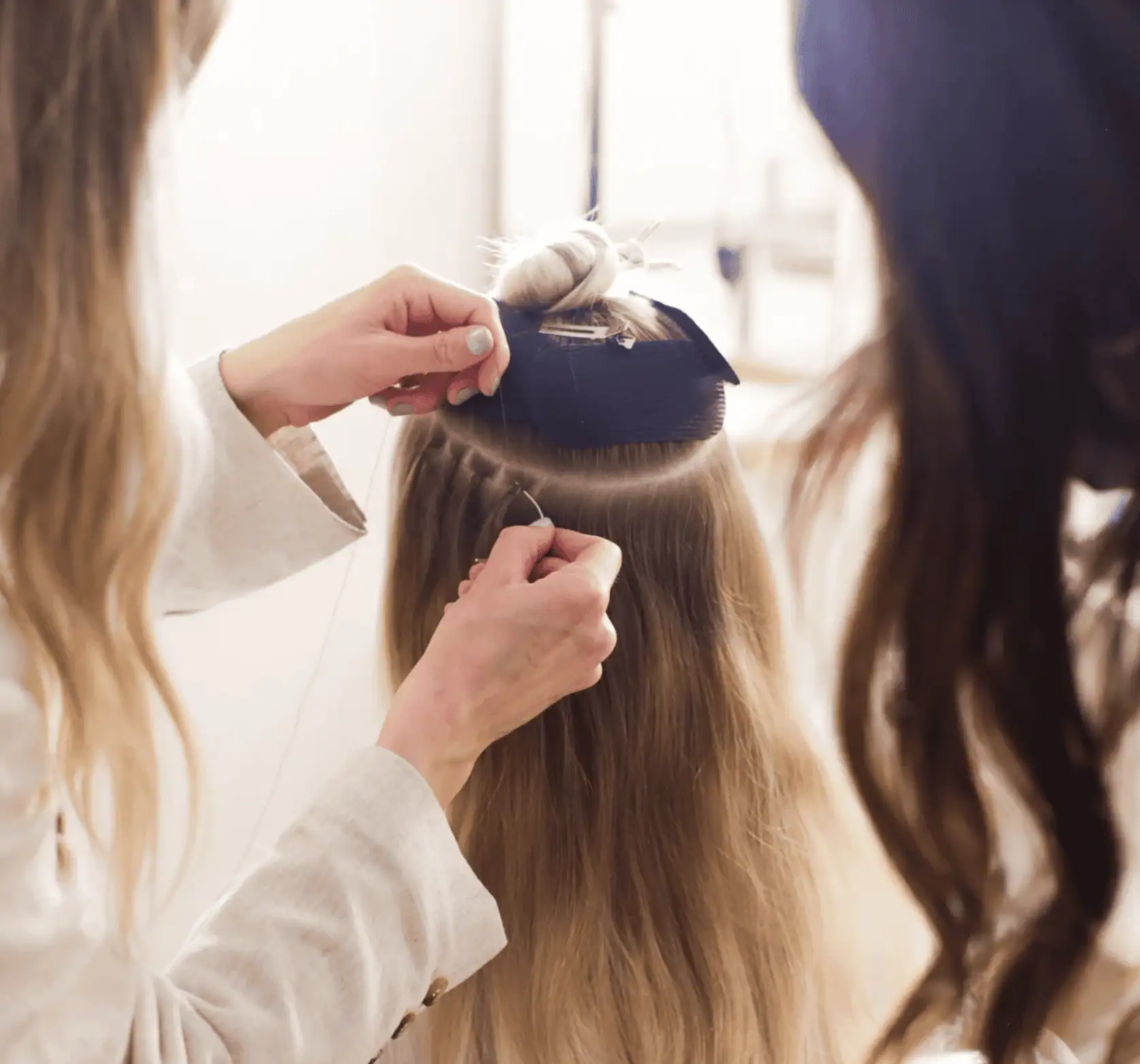 Hair Extensions styling in North Lebanon salon